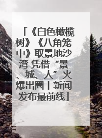 《白色橄榄树》《八角笼中》取景地沙湾 凭借“景、城、人”火爆出圈丨新闻发布最前线