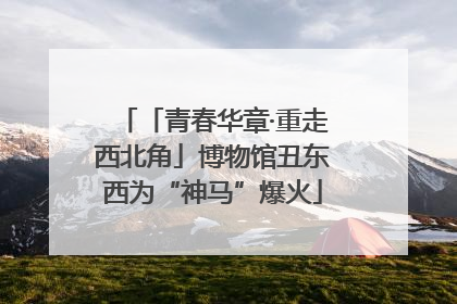 「青春华章·重走西北角」博物馆丑东西为“神马”爆火