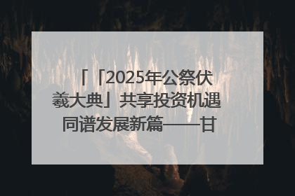 「2025年公祭伏羲大典」共享投资机遇 同谱发展新篇——甘肃省文旅产业链招商引资推介会侧记