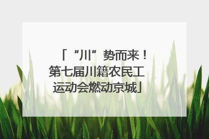 “川”势而来！第七届川籍农民工运动会燃动京城