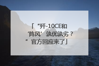 “歼-10CE和‘阵风’孰优孰劣？”官方回应来了