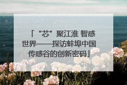 “芯”聚江淮 智感世界——探访蚌埠中国传感谷的创新密码