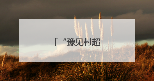 “豫见村超”正式开启
