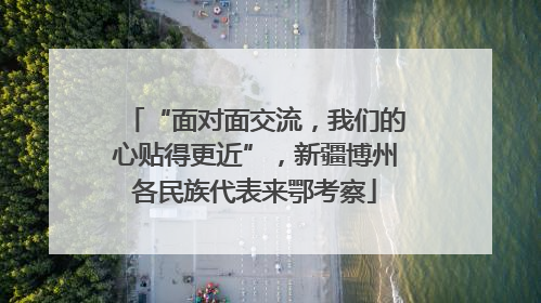 “面对面交流，我们的心贴得更近”，新疆博州各民族代表来鄂考察