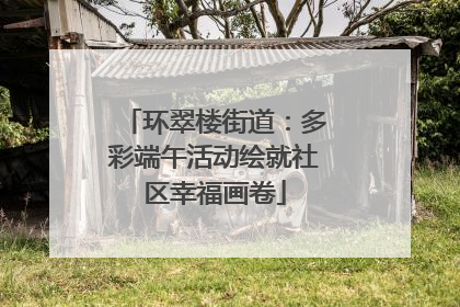 环翠楼街道：多彩端午活动绘就社区幸福画卷