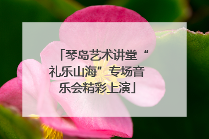 琴岛艺术讲堂“礼乐山海”专场音乐会精彩上演