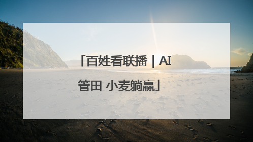 百姓看联播｜AI管田 小麦躺赢