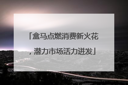 盒马点燃消费新火花，潜力市场活力迸发