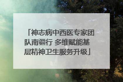 神志病中西医专家团队南疆行 多维赋能基层精神卫生服务升级
