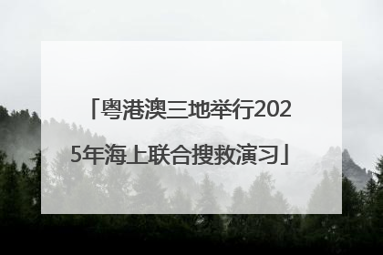 粤港澳三地举行2025年海上联合搜救演习