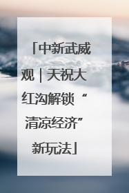 中新武威观｜天祝大红沟解锁“清凉经济”新玩法