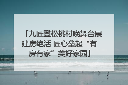 九匠登松桃村晚舞台展建房绝活 匠心垒起“有房有家”美好家园