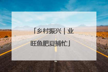 乡村振兴｜业旺鱼肥夏捕忙