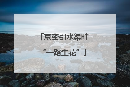 京密引水渠畔“一路生花”