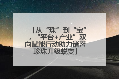 从“珠”到“宝”，“平台+产业”双向赋能行动助力诸暨珍珠升级蜕变