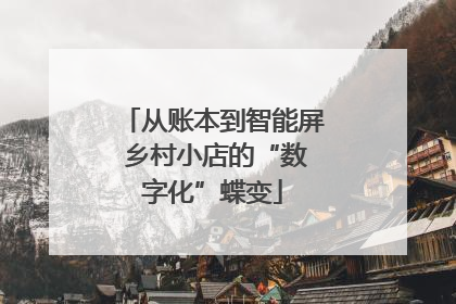 从账本到智能屏 乡村小店的“数字化”蝶变