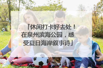 休闲打卡好去处！在泉州滨海公园，感受夏日海岸叙事诗