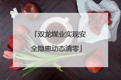 双龙煤业实现安全隐患动态清零