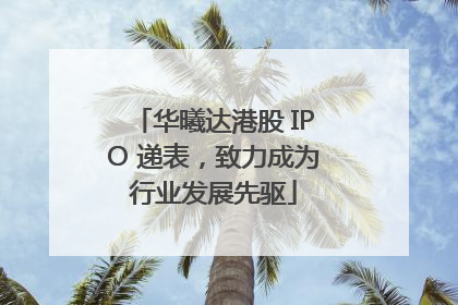 华曦达港股 IPO 递表，致力成为行业发展先驱