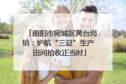南阳市宛城区黄台岗镇：护航“三夏”生产 田间抢收正当时