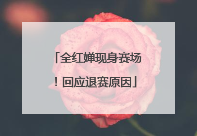 全红婵现身赛场！回应退赛原因
