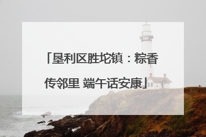 垦利区胜坨镇：粽香传邻里 端午话安康