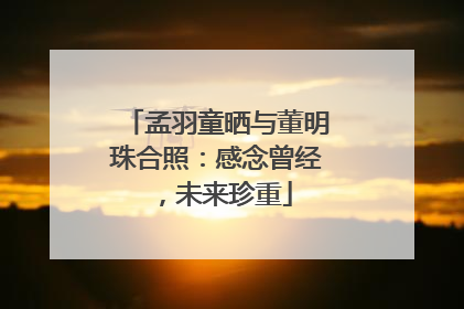 孟羽童晒与董明珠合照：感念曾经，未来珍重