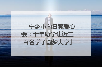 宁乡市向日葵爱心会：十年助学让近三百名学子圆梦大学