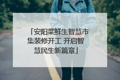 安阳菜鲜生智慧市集装修开工 开启智慧民生新篇章