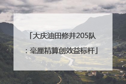 大庆油田修井205队：毫厘精算创效益标杆
