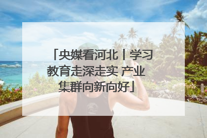 央媒看河北丨学习教育走深走实 产业集群向新向好