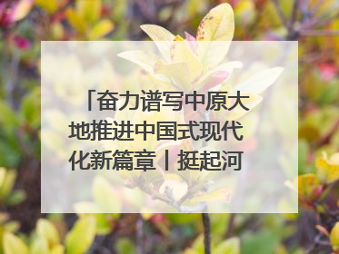 奋力谱写中原大地推进中国式现代化新篇章丨挺起河南制造硬脊梁