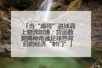 当“南哥”进球遇上物流加速：货运数据揭秘南通足球热背后的经济“射门”