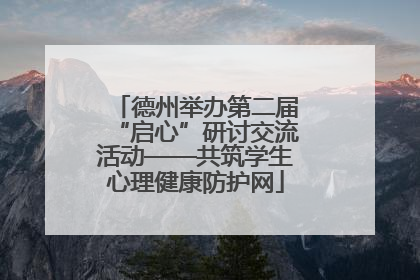 德州举办第二届“启心”研讨交流活动——共筑学生心理健康防护网