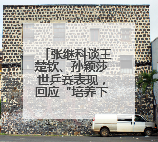 张继科谈王楚钦、孙颖莎世乒赛表现，回应“培养下一个张继科”