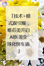 技术+模式双引爆，唯芯美开启AI医美全球化快车道