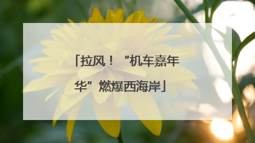 拉风！“机车嘉年华”燃爆西海岸