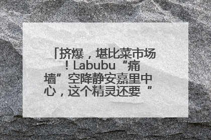 挤爆，堪比菜市场！Labubu“痛墙”空降静安嘉里中心，这个精灵还要“突袭”便利店？