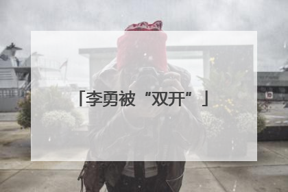李勇被“双开”