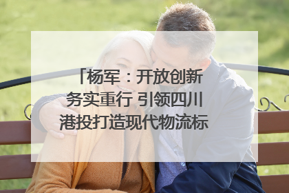 杨军：开放创新 务实重行 引领四川港投打造现代物流标杆｜致敬2024四川经济影响力人物