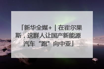 新华全媒+｜在霍尔果斯，这群人让国产新能源汽车“跑”向中亚