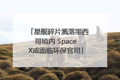 星舰碎片溅落墨西哥境内 SpaceX或面临环保官司