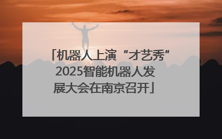 机器人上演“才艺秀” 2025智能机器人发展大会在南京召开