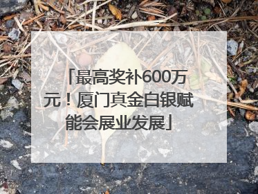 最高奖补600万元！厦门真金白银赋能会展业发展