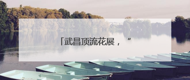 武昌顶流花展，“荷”你不见不散
