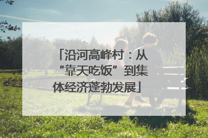 沿河高峰村：从“靠天吃饭”到集体经济蓬勃发展