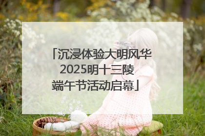 沉浸体验大明风华 2025明十三陵端午节活动启幕