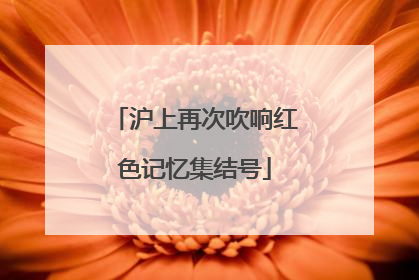 沪上再次吹响红色记忆集结号