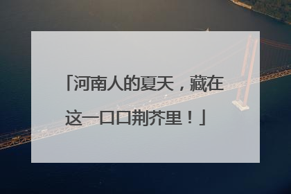 河南人的夏天，藏在这一口口荆芥里！