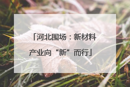 河北围场：新材料产业向“新”而行